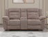 Sydney Brown Gliding Reclining Loveseat w/ Console - WCC Furniture & Mattress Center Lafayette & Lake Charles