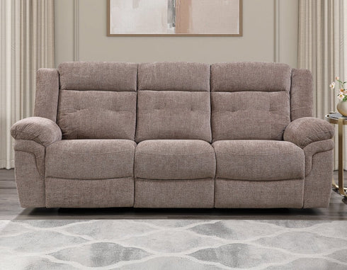 Sydney Brown Gliding Reclining Sofa - WCC Furniture & Mattress Center Lafayette & Lake Charles