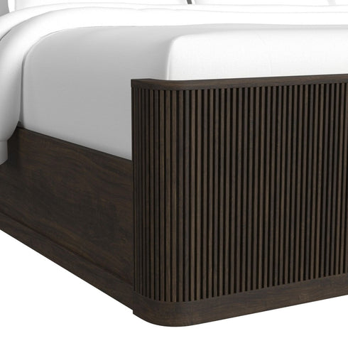 Sylvie Dark Brown Upholstered Bed - WCC Furniture & Mattress Center Lafayette & Lake Charles
