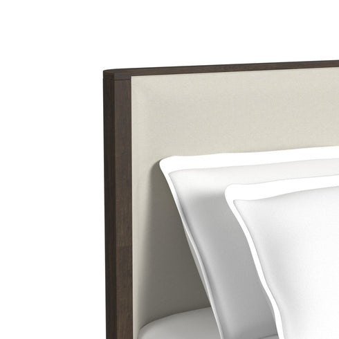 Sylvie Dark Brown Upholstered Bed - WCC Furniture & Mattress Center Lafayette & Lake Charles