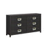 Tobias Black Dresser & Mirror