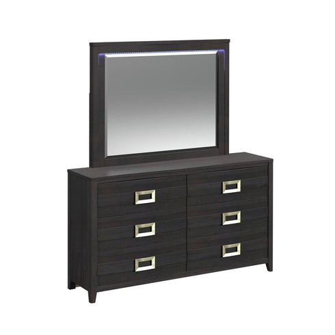 Tobias Black Dresser & Mirror