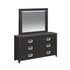 Tobias Black Dresser & Mirror