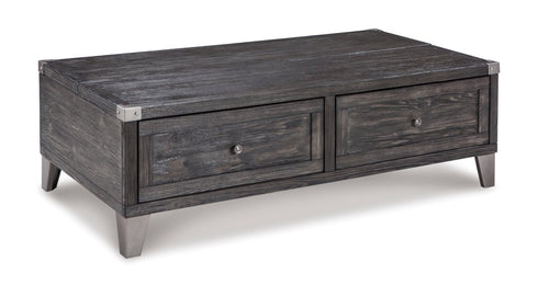 Todoe Dark Gray Lift Top Cocktail Table - WCC Furniture & Mattress Center Lafayette & Lake Charles