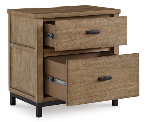 Tomtyn Light Brown Nightstand - WCC Furniture & Mattress Center Lafayette & Lake Charles