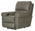 Torretta Putty Power Lay Flat Recliner - WCC Furniture & Mattress Center Lafayette & Lake Charles