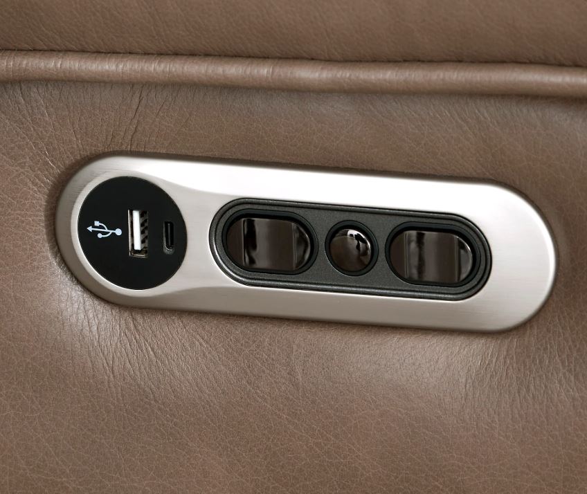 Atlantis Smooth Latte Zero Gravity Power Recliner
