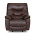 Trilogy Federica Brown Leather Rocker Recliner