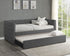 Trina GunMetal Day Bed w/ Trundle - WCC Furniture & Mattress Center Lafayette & Lake Charles