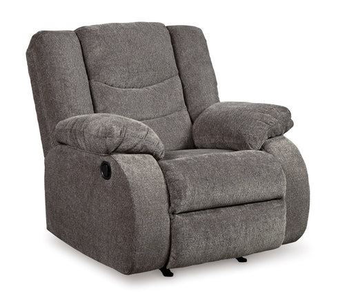 Tulen Gray Rocker Recliner - WCC Furniture & Mattress Center Lafayette & Lake Charles