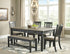 Tyler Creek Black/Gray 6 Piece Dining Set - WCC Furniture & Mattress Center Lafayette & Lake Charles