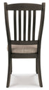 Tyler Creek Black/Gray Dining Chair (set of 2) - WCC Furniture & Mattress Center Lafayette & Lake Charles