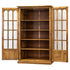 Walden Wheat 2 Glass Door Display Cabinet - WCC Furniture & Mattress Center Lafayette & Lake Charles
