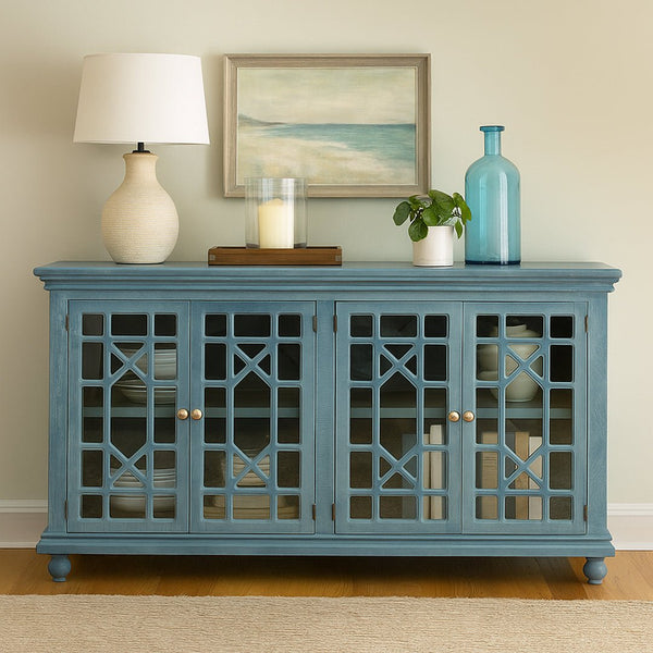 Walker Ocean Breeze 4 Door Console - WCC Furniture & Mattress Center Lafayette & Lake Charles