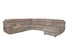 Waverly Driftwood Power Reclining Sectional w/ Sleeper - WCC Furniture & Mattress Center Lafayette & Lake Charles