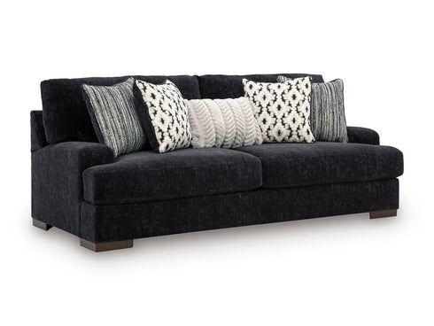 Whitmore Manor Black Pearl Sofa - WCC Furniture & Mattress Center Lafayette & Lake Charles