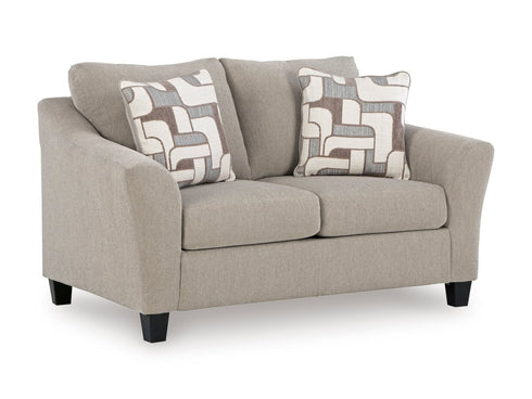 Willarae Taupe Loveseat - WCC Furniture & Mattress Center Lafayette & Lake Charles