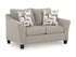 Willarae Taupe Loveseat - WCC Furniture & Mattress Center Lafayette & Lake Charles