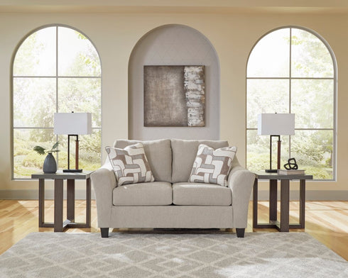 Willarae Taupe Loveseat - WCC Furniture & Mattress Center Lafayette & Lake Charles