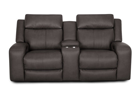 Winston Detroit Smoke Power Reclining Loveseat - WCC Furniture & Mattress Center Lafayette & Lake Charles