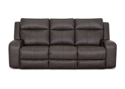 Winston Detroit Smoke Power Reclining Sofa w/ Drop Down Table - WCC Furniture & Mattress Center Lafayette & Lake Charles