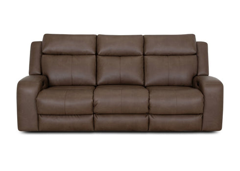 Winston Detroit Taupe Power Reclining Sofa w/ Drop Down Table - WCC Furniture & Mattress Center Lafayette & Lake Charles