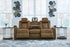 Wolfridge Brindle PWR Reclining Sofa w/ ADJ Headest - WCC Furniture & Mattress Center Lafayette & Lake Charles