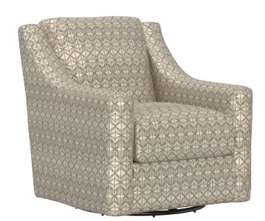 Hyde Park Porcelain Swivel Chair