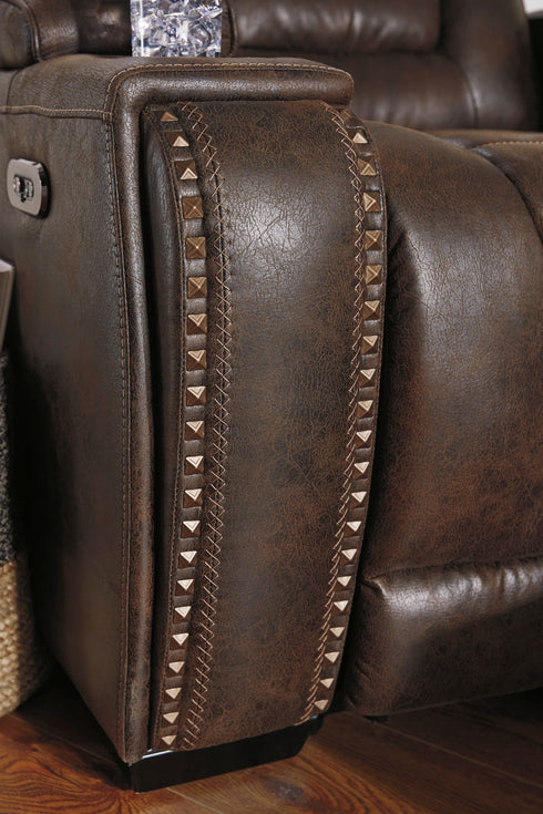 Game Zone Bark Power Recliner/ADJ Headrest