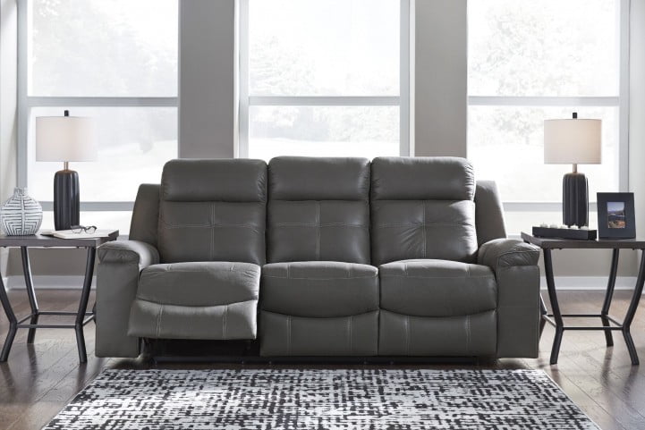 Jesolo Gray Reclining Sofa/Couch & Reclining Loveseat
