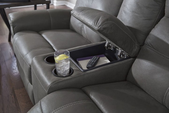 Jesolo Gray Reclining Sofa/Couch & Reclining Loveseat