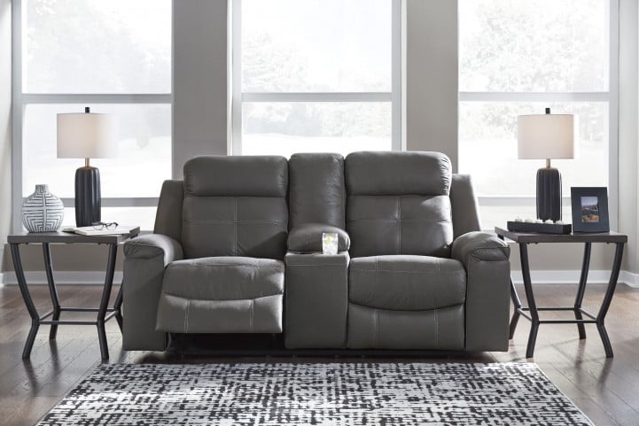 Jesolo Gray Reclining Sofa/Couch & Reclining Loveseat