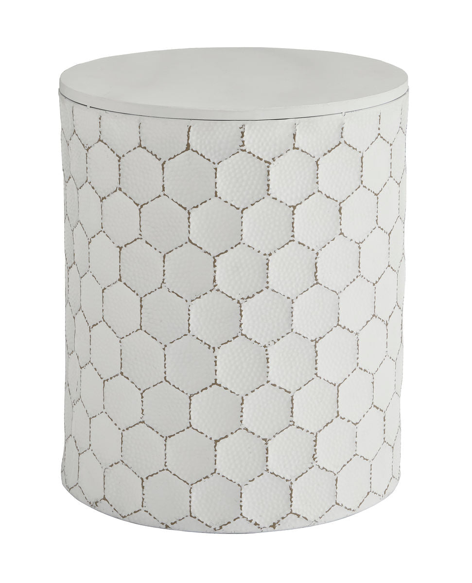 Polly White Stool