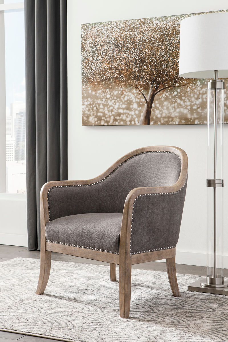Engineer Brown Accent Chair