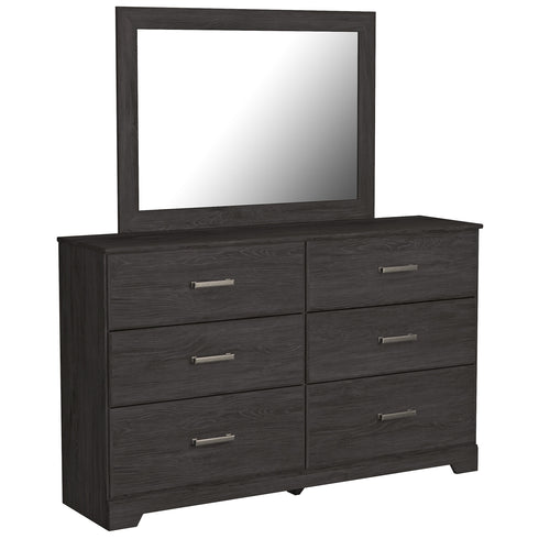 Belachime Charcoal Dresser & Mirror