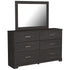 Belachime Charcoal Dresser & Mirror