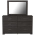 Belachime Charcoal Dresser & Mirror