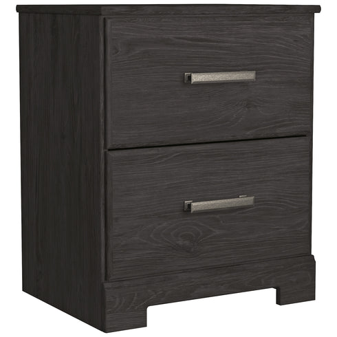 Belachime Charcoal Nightstand