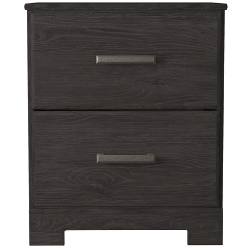 Belachime Charcoal Nightstand