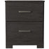Belachime Charcoal Nightstand
