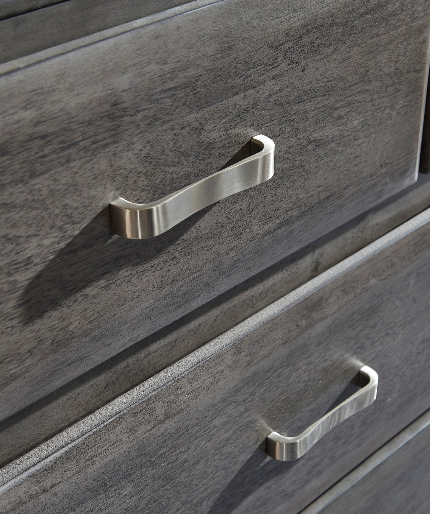 Caitbrook Gray Two Drawer Night Stand