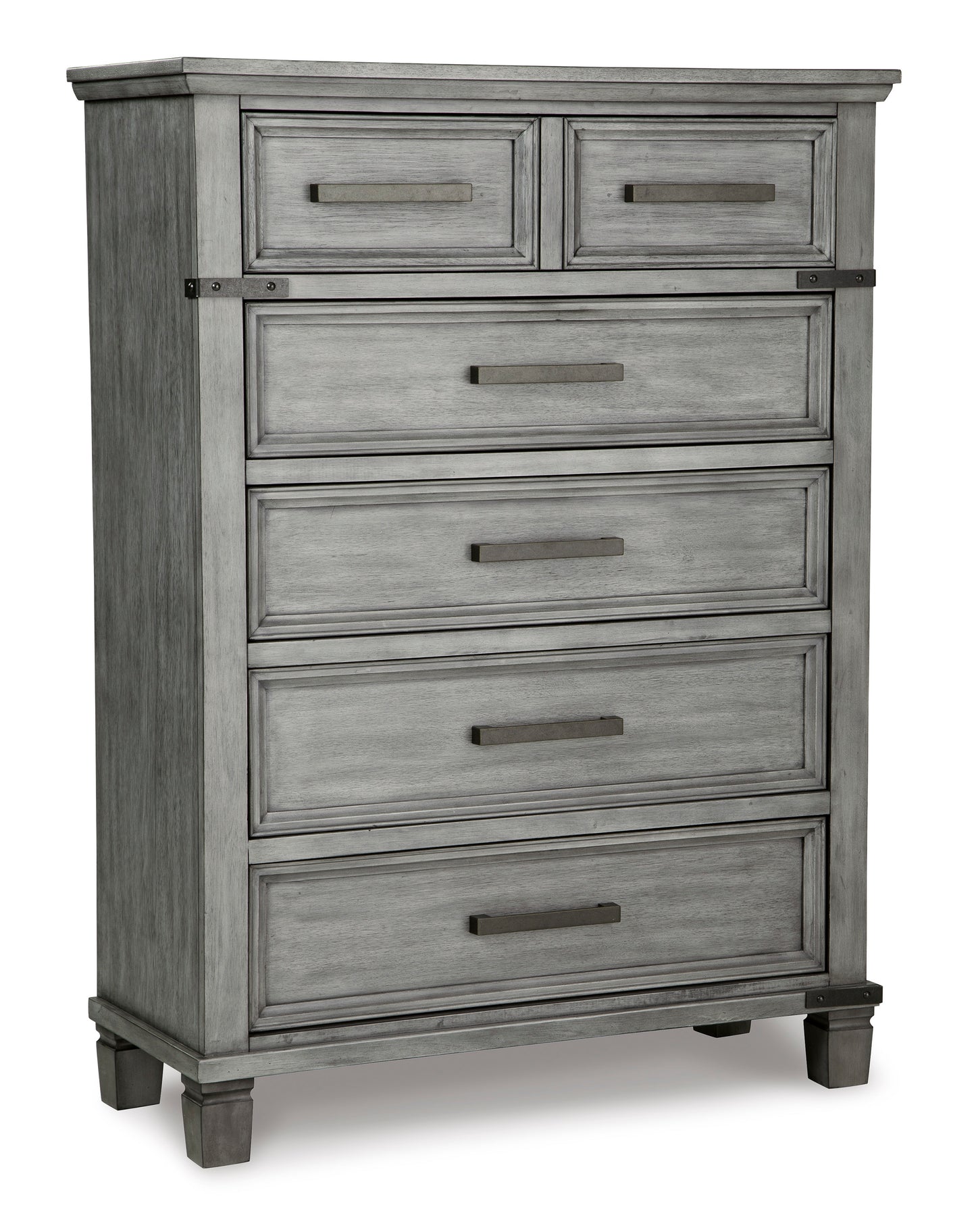 Russelyn Gray Five Drawer Chest