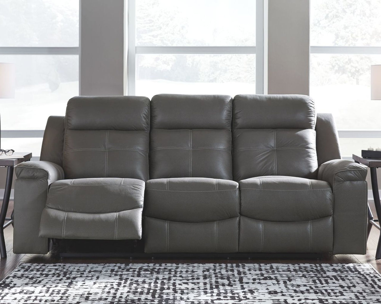 Jesolo Dark Gray Reclining Sofa/Couch