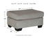 Altari Alloy Ottoman - WCC Furniture & Mattress Center Lafayette & Lake Charles