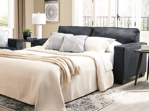 Altari Slate Queen Sleeper Sofa - WCC Furniture & Mattress Center Lafayette & Lake Charles