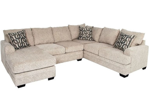 Bailey Cream Sectional - WCC Furniture & Mattress Center Lafayette & Lake Charles
