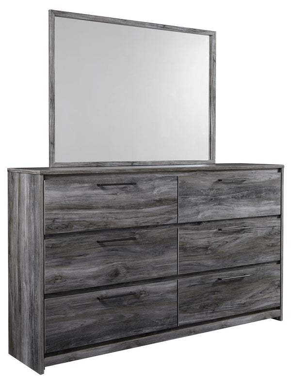 Baystorm Gray Dresser & Mirror - WCC Furniture & Mattress Center Lafayette & Lake Charles