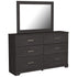 Belachime Charcoal Dresser & Mirror - WCC Furniture & Mattress Center Lafayette & Lake Charles