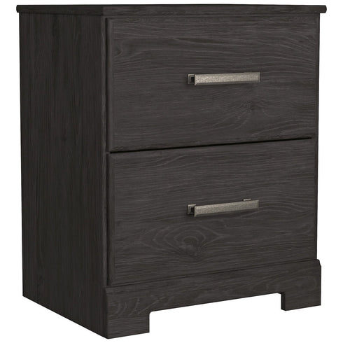 Belachime Charcoal Nightstand - WCC Furniture & Mattress Center Lafayette & Lake Charles