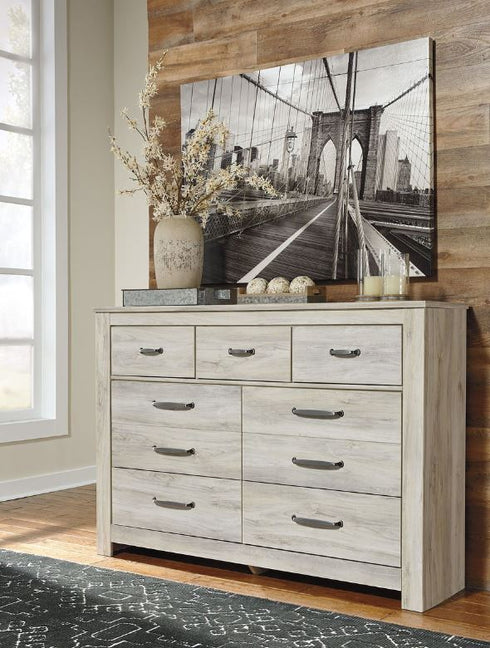 Bellaby Whitewash Dresser - WCC Furniture & Mattress Center Lafayette & Lake Charles